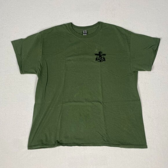 Federation Christian Athletes South Carolina Cross Camo Distressed Paint Tee - Picture 2 of 10